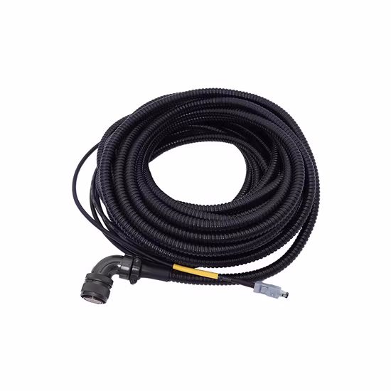 Chicote de fiação do codificador servo, conector de chicote de fio de controle de robô industrial, linha de sinal de servo motor de baixa potência